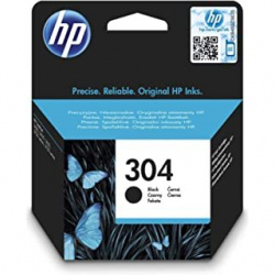 HP 304 Cartouche d'Encre Noire Authentique (N9K06AE) HP 304 Cartouche d'Encre Noire Authentique (N9K06AE)